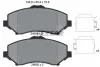 Комплект гальмівних колодок передн, CHRYSLER GRAND VOYAGER V, TOWN & COUNTRY, VOYAGER V DODGE GRAND, JOURNEY, NITRO FIAT FREEMONT JEEP CHEROKEE, WRANGLER III VW ROUTAN 2.0D-4.0 01.06- TEXTAR 2460401 (фото 1)