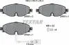 Колодки гальмівні (передні) Seat Leon/VW Golf VII 1.2TSI-2.0TDI 12- (TRW) Q+ (з датчиком) TEXTAR 2568301 (фото 7)