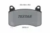 Комплект гальмівних колодок переднього., TESLA MODEL 3, MODEL Y Electric 01.17- TEXTAR 2615201 (фото 7)