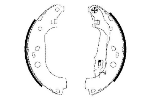 Гальмівна колодка CADILLAC CTS FIAT DOBLO, DOBLO CARGO, IDEA LANCIA MUSA OPEL COMBO, COMBO TOUR 1.2-3.2 03.01- TEXTAR 91062000
