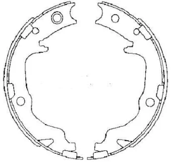 Колодки ручника Peugeot 4008/Mitsubishi Outlander 06- (170x32) TEXTAR 91073400