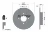 Диск гальмівний задн Лів/Прав CITROEN BERLINGO, BERLINGO/MINIVAN, C2, C2 ENTERPRISE, C3 I, C3 PLURIEL, C4, C4 I, XSARA PICASSO PEUGEOT 1007, 307, 307/KOMBI, PARTNER 1.1-2.0D 06.96- TEXTAR 92111703 (фото 1)
