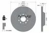 Диск гальмівний AUDI/SKODA/VW A3/SuperB/Golf/Passat &quot;R D=310mm &quot;05&gt;&gt; =&quot;&quot; TEXTAR 92140703 (фото 1)