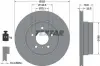 Диск гальмівний (задній) BMW X5 (E70/F15) 07- (320x20) PRO TEXTAR 92161103 (фото 2)