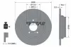 Диск гальмівний MERCEDES S(W221) &quot;R D=300mm &quot;04-13 =&quot;&quot; TEXTAR 92176503 (фото 1)