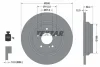 Диск гальмівний MERCEDES S(W221) "R D=300mm "04-13 ="" Textar TEXTAR 92176503 (фото 2)