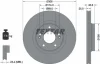 Диск тормозной (передний) Hyundai Tucson/ I30/ Kia Ceed/Sportage 15-(305x25) (заменено на 92292205) TEXTAR 92292203 (фото 2)