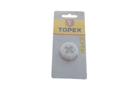 Плашка М8, 25 х 9 мм TOPEX Topex 14A308