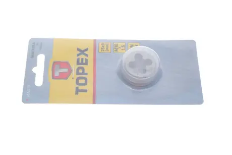 Плашка М10, 25 х 9 мм TOPEX Topex 14A310