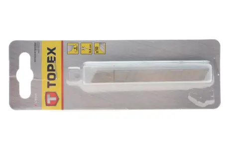 Лезо для ножа канцелярського (9mm) (к-кт 10шт) TOPEX Topex 17B349