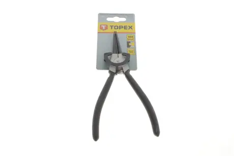 Щипцы для стопорных колец 180 мм, для наружных, прямые.(TOPEX) Topex 32D306