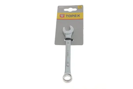 Ключ рожково-накидный 12 мм L-140 мм TOPEX Topex 35D384