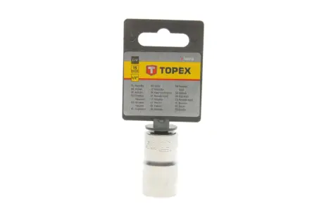 Головка торцева 1/2" 15 мм TOPEX Topex 38D715