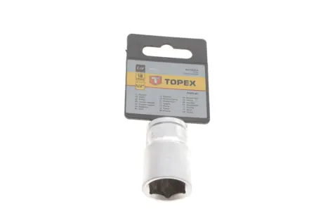 Головка торцева 1/2" 18 мм TOPEX Topex 38D718