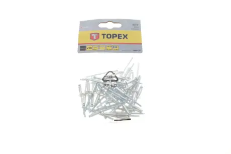 Заклепка Ø4х12,5 mm 50 од. TOPEX Topex 43E403