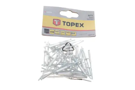 Заклепка Ø4x18 mm 50 од. TOPEX Topex 43E405