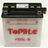 12V,5Ah,д. 121, ш. 61, в.131, объем 0,4, вес 2 кг, без электролитка TOPLITE YB5L-B (фото 1)