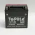 12V,12Ah,д. 152, ш. 88, в.147, электролит в к-те, вес 4,5 кг TOPLITE YTX14-BS (фото 1)