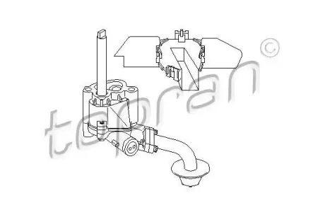 Масляний насос HP100 257 TOPRAN / HANS PRIES 100257