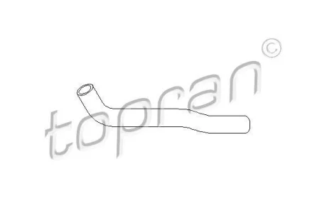 Шланг радіатора, охолодження двигуна TOPRAN TOPRAN / HANS PRIES 101452