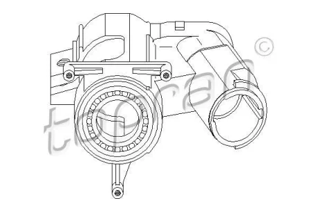 Замок вала кермового TOPRAN TOPRAN / HANS PRIES 102413