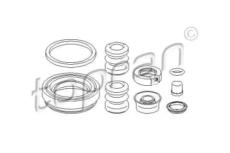 Ремкомплект гальмівного супорта TOPRAN TOPRAN / HANS PRIES 107083