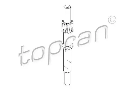 Трос спідометра TOPRAN TOPRAN / HANS PRIES 107401