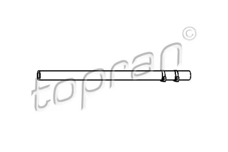 Шланг зворотної магістралі TOPRAN TOPRAN / HANS PRIES 113354
