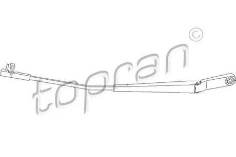 Важіль склоочисника передн Прав SKODA OCTAVIA II KOMBI/LIFTBACK 02.04-06.13 HP113 485 TOPRAN / HANS PRIES 113485