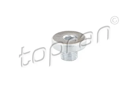 Гвинт зливного масляного піддону M10x1 AUDI A3, Q3, Q7, TT PORSCHE CAYENNE, PANAMERA VW CALIFORNIA T5 CAMPER, CC B7, GOLF PLUS V, GOLF V, GOLF VI, JETTA III, JETTA IV 1.2-6.0D 01.98-05.22 HP115 362 TOPRAN / HANS PRIES 115362