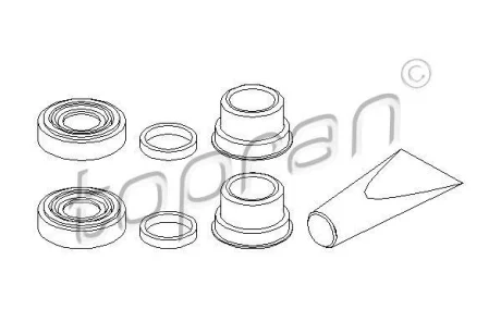 Ремкомплект гальмівного супорта TOPRAN TOPRAN / HANS PRIES 202451