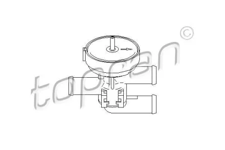 Кран пічки OPEL ASTRA/VECTRA TOPRAN TOPRAN / HANS PRIES 206241