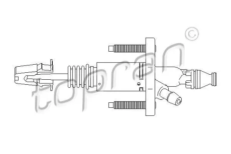 Циліндр зчеплення TOPRAN TOPRAN / HANS PRIES 207632