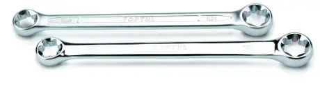 Ключ накидной, двухсторонний, плоский, E-TORX Toptul AAEE1622
