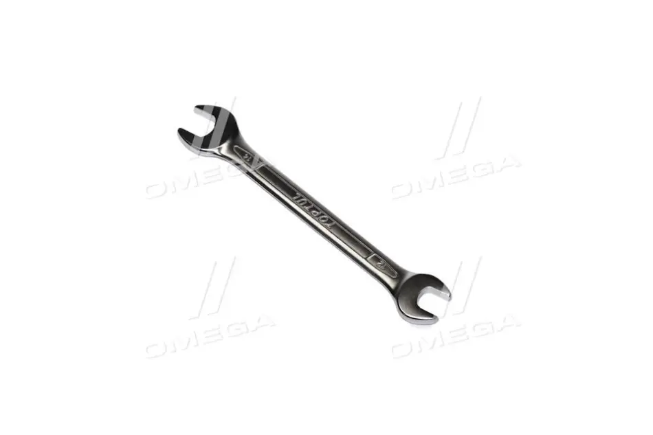 (EN) Double open end wrench HEX, 12x14, тип: пряме, 15°, довжина: 174 мм, 1 шт Toptul AAEJ1214 (фото 1)