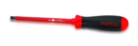 Отвертка шлицевая TOPTUL 5.5 x 125 мм. (1000V) TOPTUL Toptul FAEB5E13