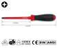 Отвертка крестовая TOPTUL PH2 x 100mm изолированная (1000V) TOPTUL Toptul FBEB0210 (фото 4)