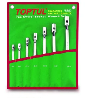 Набір ключів шарнірних 7 шт. 6-19 TOPTUL Toptul GAAA0704