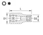Набор головок TORX 1/2" E10-E24 7 ед.. TOPTUL Toptul GAAG0704 (фото 3)