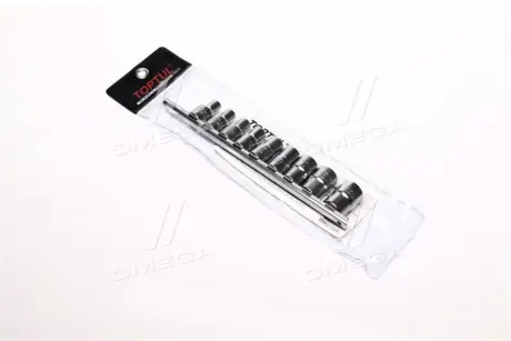 Набор головок TORX 1/2" E10-E24 9ед.(звезда Давида)) (TOPTUL) Toptul GAAG0901