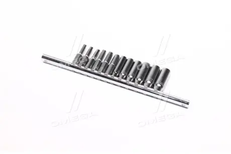 Набор головок длинных 1/4" 12ед. 413мм (на планке) (TOPTUL) Toptul GAAQ0802U