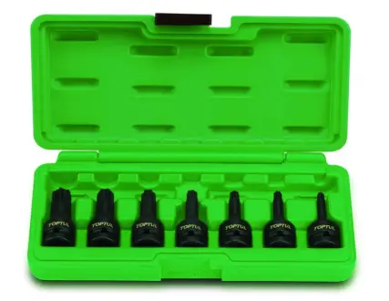 Набор головок TORX ударных 1/2" Т30-T70 7 ед.. TOPTUL Toptul GDAI0701