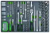 Набор инструмента 1/4”, 3/8”, 1/2” 126 ед (в ложементе) TOPTUL Toptul GEDC611 (фото 2)