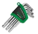 Набір ключів TORX, тип: "L" T10, T15, T20, T25, T27, T30, T40, T45, T50, 9 шт GSN-09SS Toptul GSN09SS (фото 1)