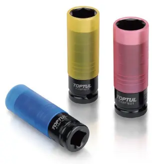 Головка ударна подовжена 1/2" для шиномонтажу 21 мм. Pro-Series TOPTUL Toptul KABP1621