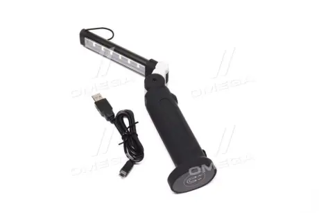 Фонарь светодиодный складной (LED) аккумуляторный 6+1 (Made in GERMANY)(PROTESTER) Toptul WL-0601