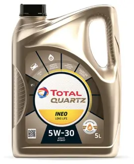 Олива 5W30 Quartz INEO LL (5L) (VW504.00/507.00) 181712 TOTAL 213819