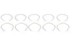 (EN) Front suspension seal guard (/зовнішній діаметр: 52мм, діаметр дроту: 1,6мм, кількість штук в упаковці: 10шт) KAWASAKI EX, GPX, GPZ, KL, KLR, KX, ZL, ZX YAMAHA FZR, RD, XJ 80-1100 1982-2002 CIR-7 TOURMAX CIR7 (фото 1)