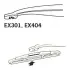 Щітка склоочисника каркасна задня 300мм ExactFit Rear Ford Kuga II, Seat Leon (10-) (EX304B) Trico EX304 (фото 4)