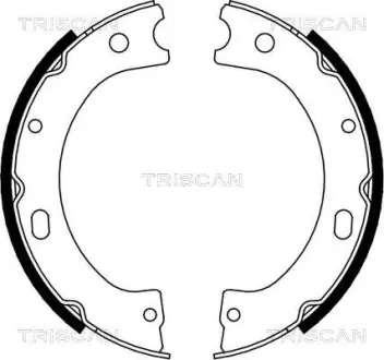 Комплект гальмівних колодок, стоянкове гальмо TRISCAN 810014011